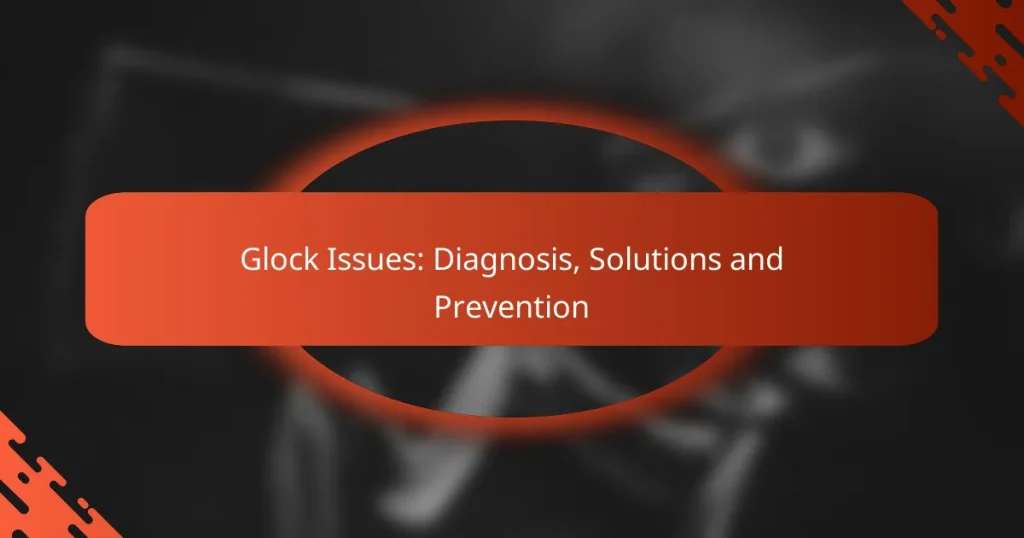 Glock Issues: Diagnosis, Solutions and Prevention