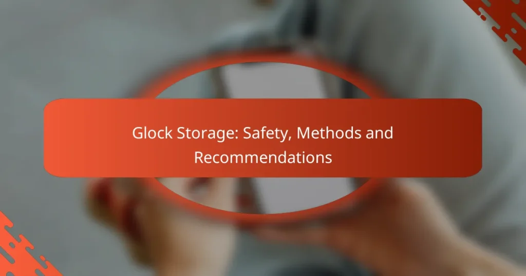 Glock Storage: Safety, Methods and Recommendations